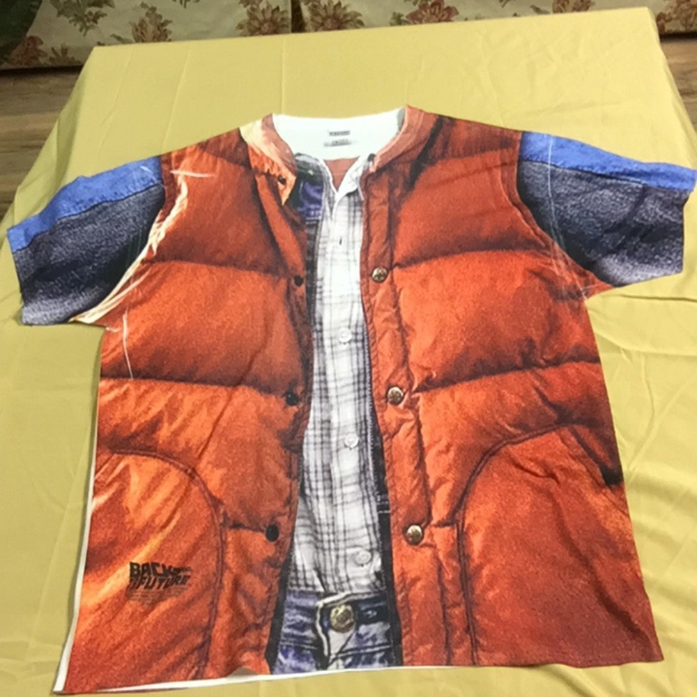 Back To The Future Marty McFly vest T-shirt XL